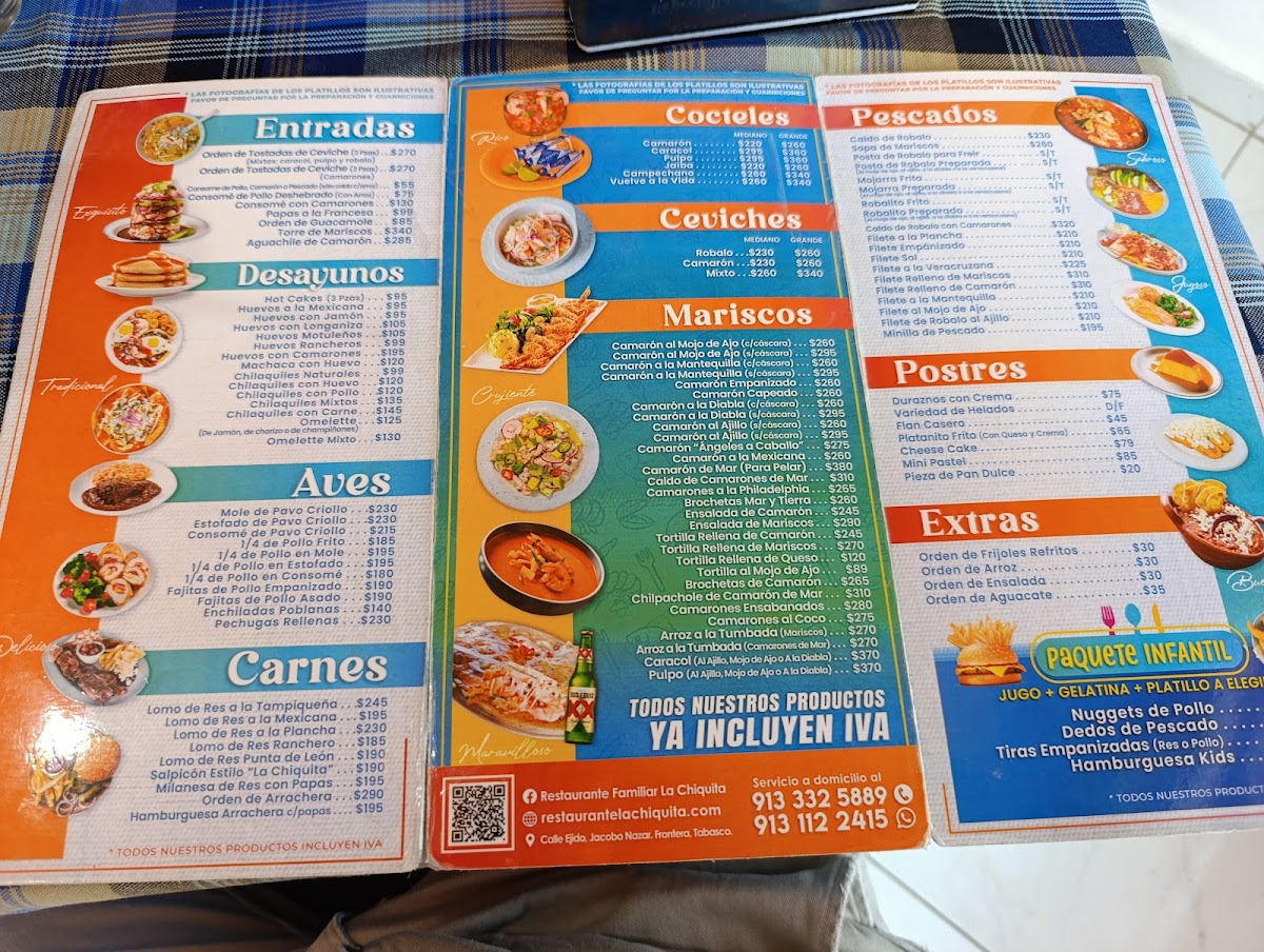 La Chiquita Menu - Image 2